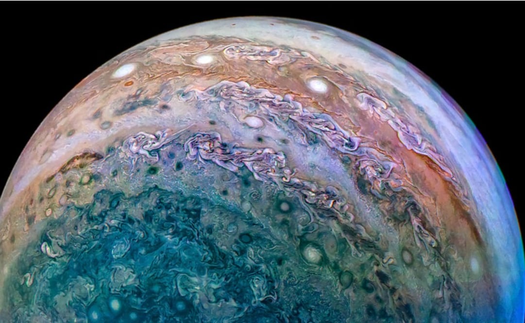 Esta imagen de Júpiter fue tomada por la sonda Juno en diciembre pasado. Los dos planetas encontrados tienen características similares a este vecino del Sistema Solar. Foto: NASA / GDA