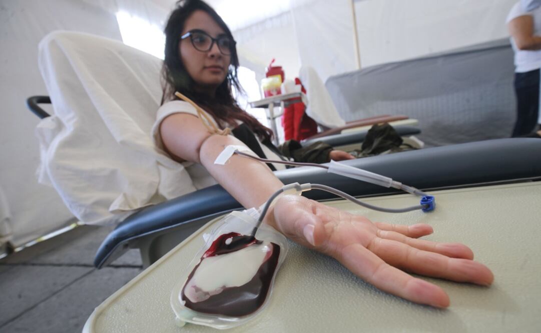 IMSS has 56 banks, where 152,227 gallons of blood are obtained each year - Photo: Jorge Alvarado/EL UNIVERSAL