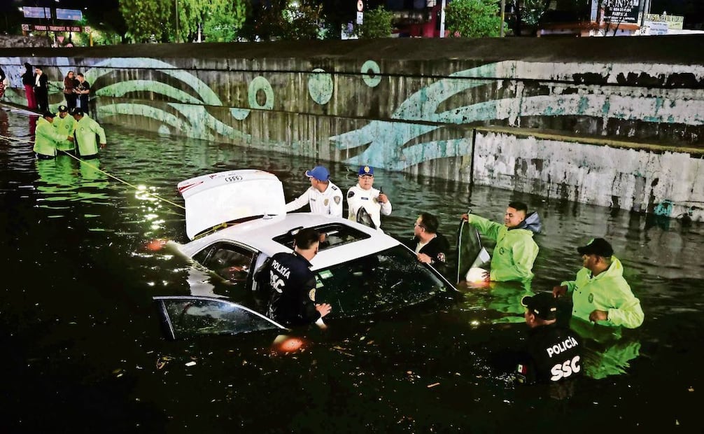 Récord histórico de lluvias. Foto: Valente Rosas / EL UNIVERSAL