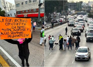 Reabren Circuito Interior tras bloqueo a la altura Metro Misterios: vecinos exigen reubicación de migrantes