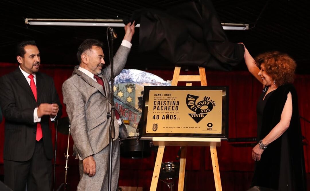 El programa "Aquí nos tóco vivir", de Cristina Pacheco, cumplió 40 años. Foto: Berenice Fregoso / EL UNIVERSAL