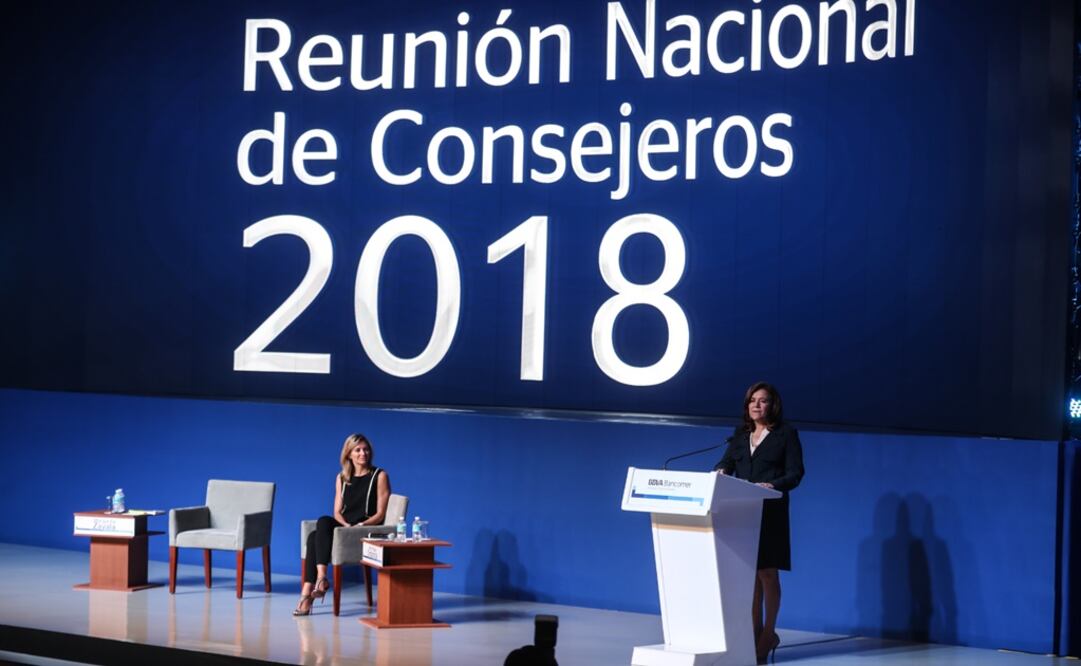 Maragarita Závala durante la reunión de consejeros. Foto: German Espinosa