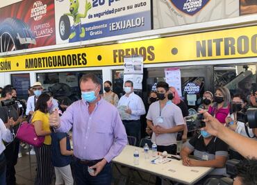 Esperaré los resultados, dice Ernesto Gándara al emitir su voto