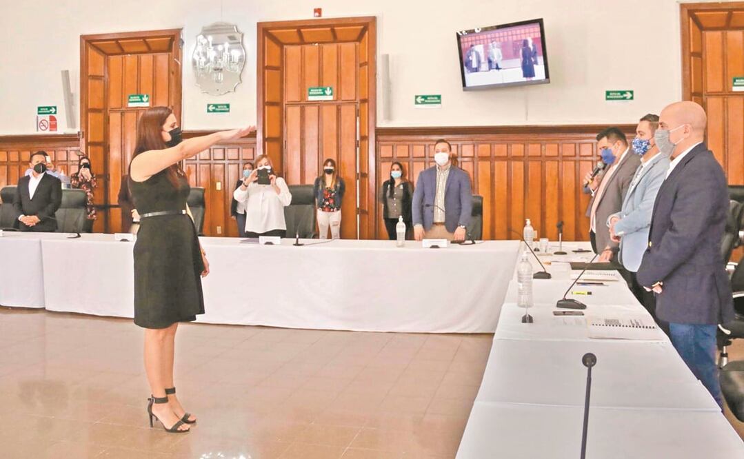Bárbara Lizeth Trigueros Becerra se comprometió a que en su gestión se dará continuidad a un gobierno abierto e igualitario. Foto: Especial