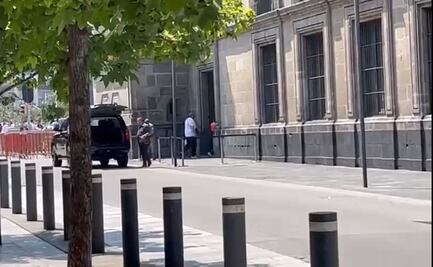 Llegan los hijos de AMLO a Palacio Nacional