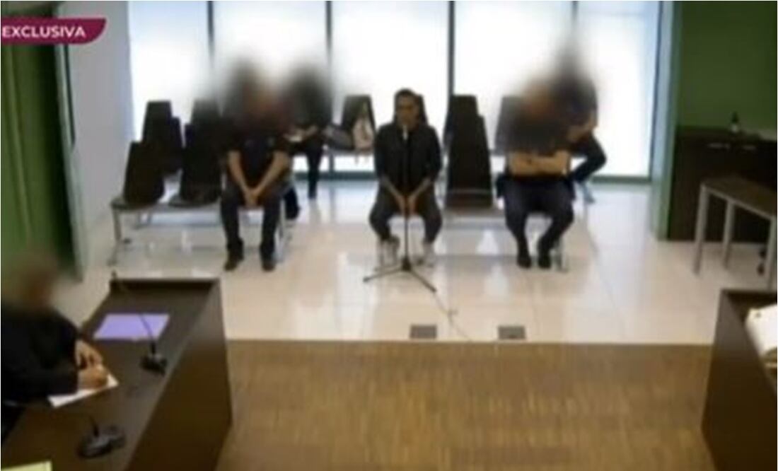 Imágenes de Dani Alves declarando en prisión