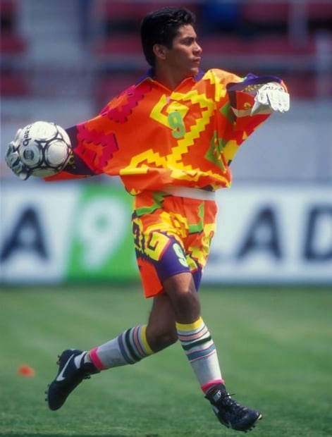 Los uniformes mas emblemáticos de Jorge Campos