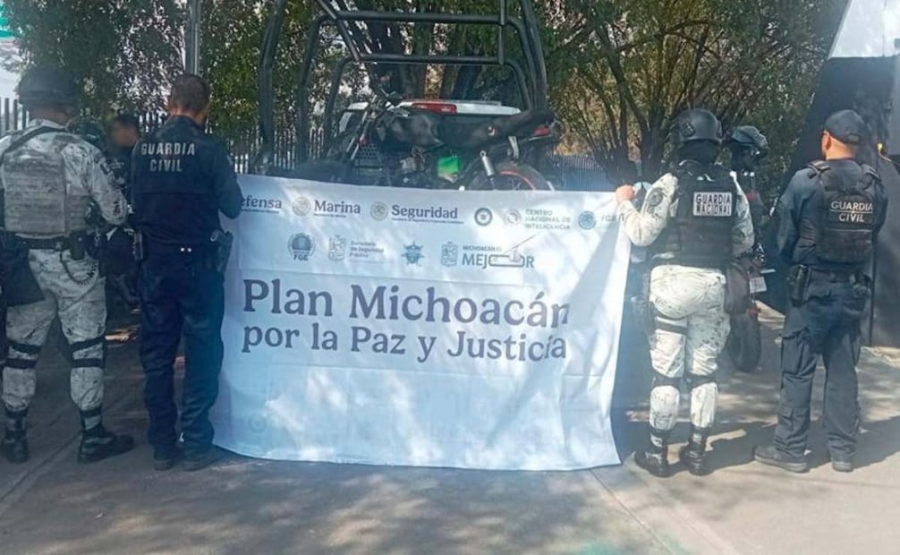 Autoridades federales detuvieron en Michoacán a 28 personas derivado del “Plan Michoacán por la Paz y la Justicia”. Foto: Especial