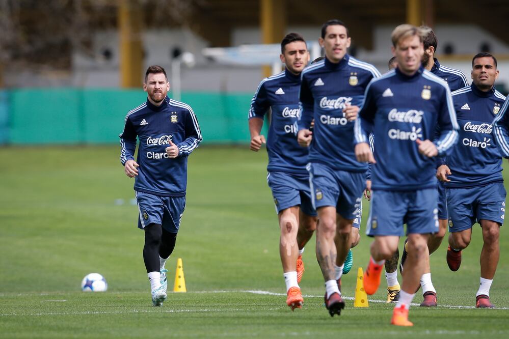 AP. Entrenamiento de Argentina