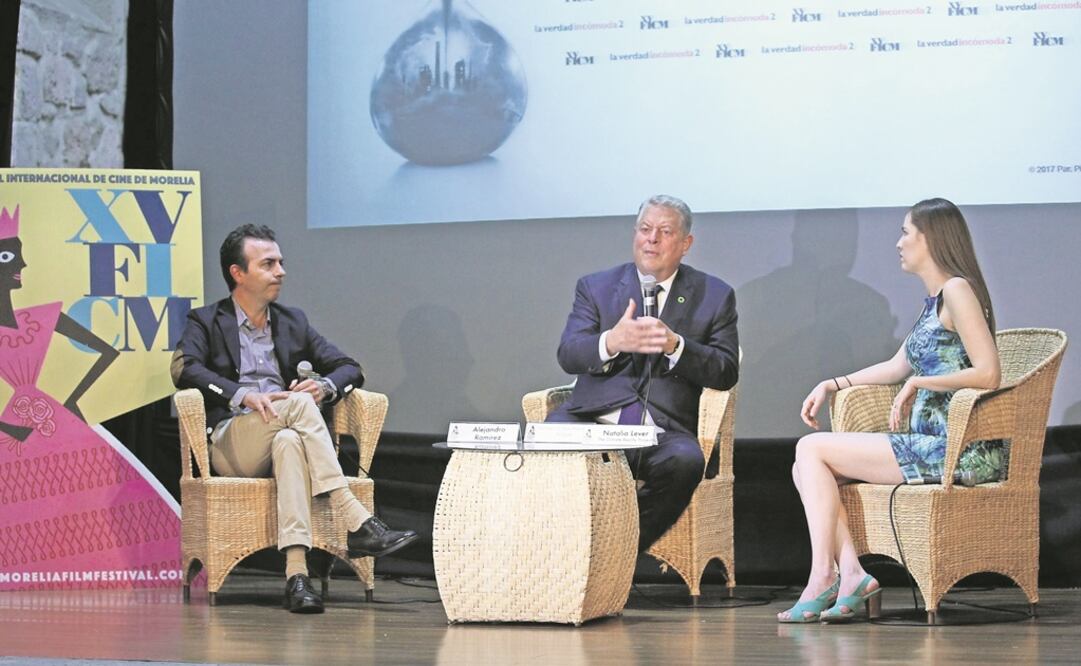 Al Gore halló en el cine un medio para manifestar la necesidad de revertir el daño hecho al planeta. (CLASOS)