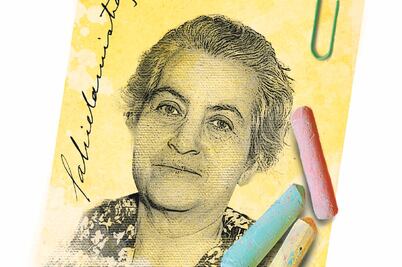 La maestra Gabriela Mistral