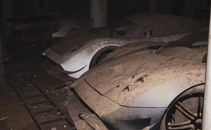 Así se ven los autos más caros del mundo bajo escombros y polvo