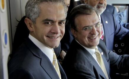 Colaboradores de Mancera y Ebrard arman pleito tras derrumbe de Plaza Artz