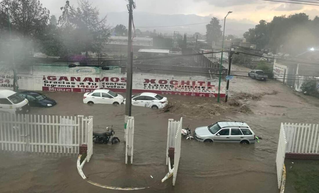 Las fuertes lluvias causaron inundaciones en varios municipios del Estado de México. (Foto: especial)