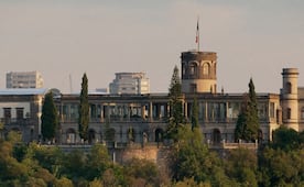 Una cafetería muy fifí en el Castillo de Chapultepec