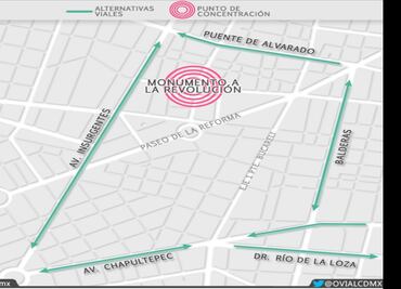 Entérate. Alternativas viales por campamento de campesinos