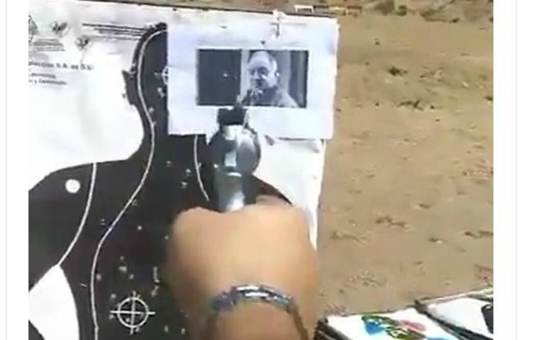 Aspecto de la imagen en contra del periodista de EL UNIVERSAL