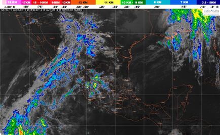 Cielo nublado y tormentas en estados del noreste y oriente