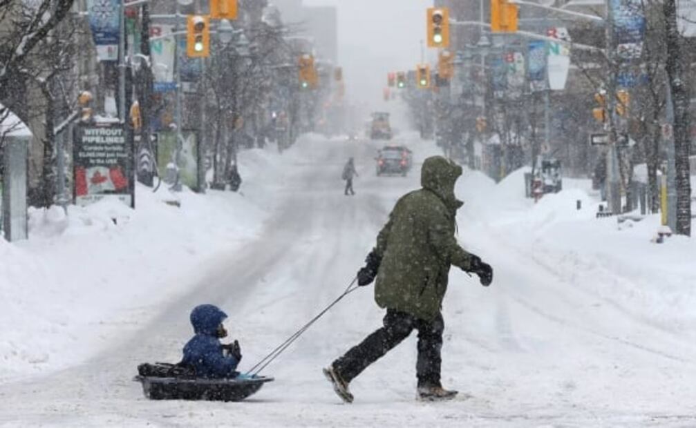 Tormenta de nieve paraliza este de Canadá