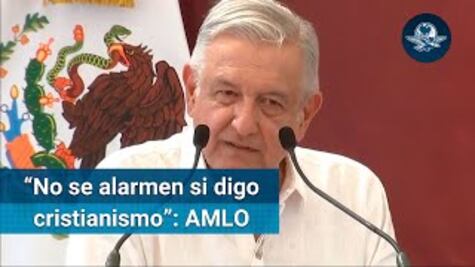 AMLO compara su gobierno con cristianismo
