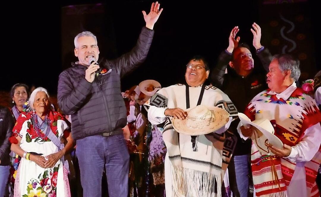 Ramírez Bedolla anunció que la Fiesta de Michoacán concluirá en uno de los centros arqueológicos más importantes del estado. (14/03/2025) Foto: Especial
