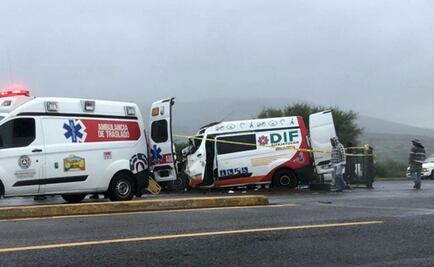 Aumenta a 5 el número de víctimas por choque de camioneta de traslado del DIF