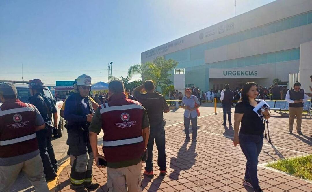 El incendio en el Hospital General de Culiacán, Sinaloa se reportó en una de las subestaciones eléctricas del tercer piso (15/07/2025). Foto: Oficial