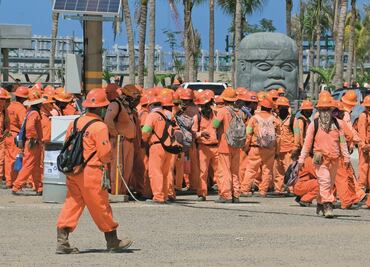 Frena a Dos Bocas protesta de obreros