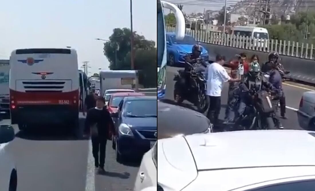 Un héroe en moto. Fuente: Facebook @ObservatorioMetropolitano