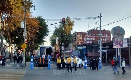 Reportan afectaciones viales en inmediaciones de la Basílica