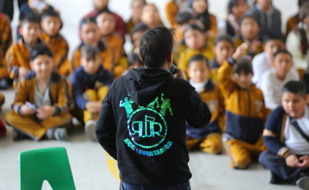 Promueven campaña "No está chido" contra drogas en Ecatepec (14/12/2025). Foto: Especial