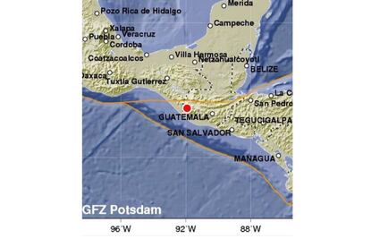 Sismo de 6.9 grados sacude frontera de Guatemala y México