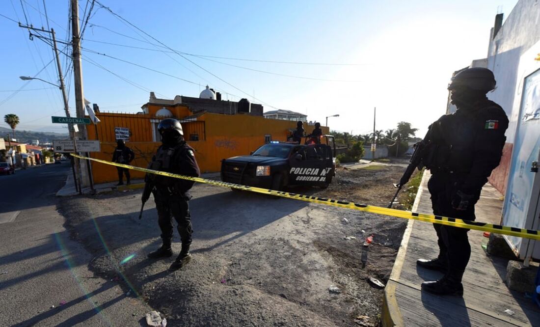 Imagen del operativo de seguridad en Nayarit (AP)