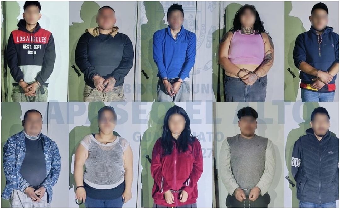 Las 14 personas fueron puestas frente a un juez federal por la portación de cuatro armas de fuego largas, dos armas cortas y cartuchos (23/01/2025). Foto: Especial