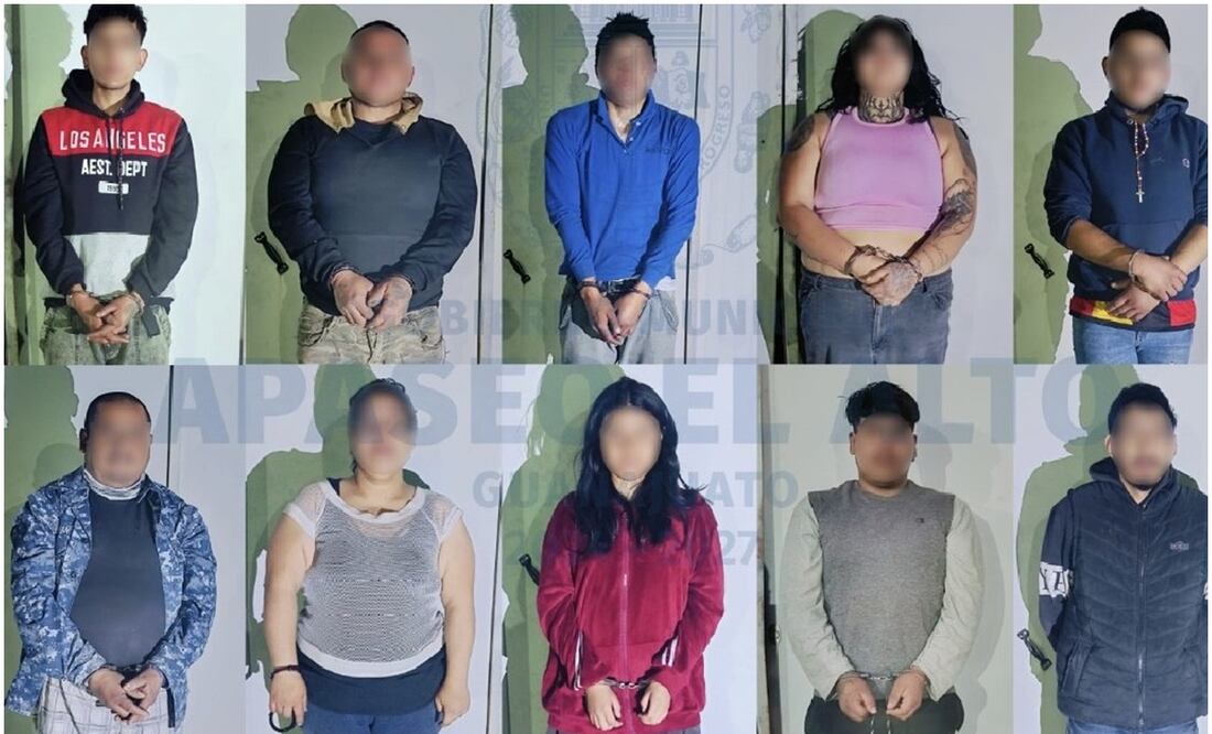 Las 14 personas fueron puestas frente a un juez federal por la portación de cuatro armas de fuego largas, dos armas cortas y cartuchos (23/01/2025). Foto: Especial