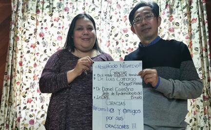 Profesor que dio negativo a coronavirus agradece atención al sector salud