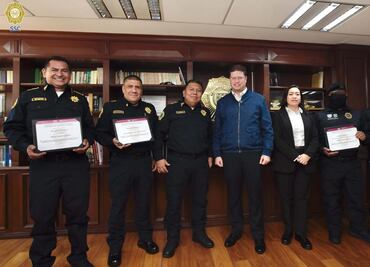 Reconocen a policías por rescate en gimnasio; SSC destaca su valentía ante toma de rehén en San Juan de Aragón el pasado 1 de julio