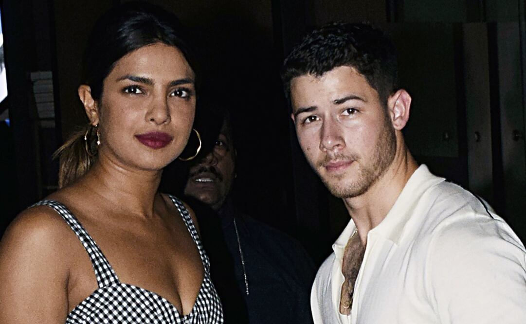 Nick Jonas y Priyanka Chopra. Foto: AFP