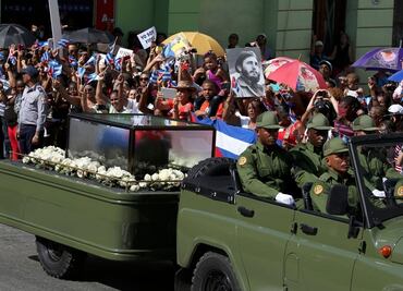 Llegan cenizas de Fidel Castro a Santiago de Cuba