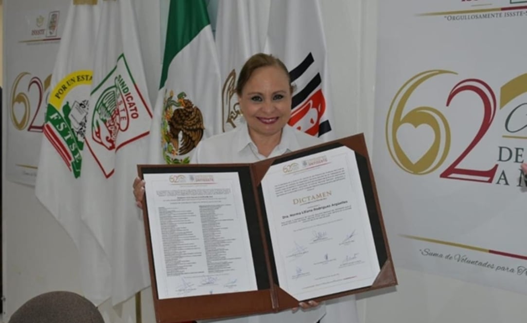 Norma Liliana Rodríguez Argüelles, nueva líder del sindicato del ISSSTE. Foto: Especial