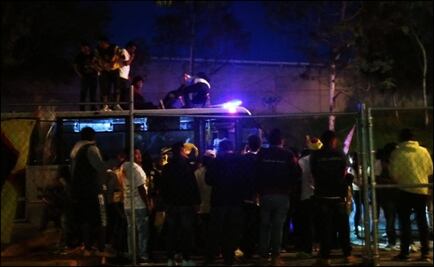 Policía estatal blinda el Estadio Cuauhtémoc