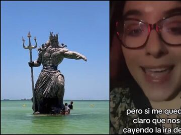 “Chaac se encabronó”: Tiktoker asegura que estatua de Poseidón provocó las fuertes lluvias en Yucatán
