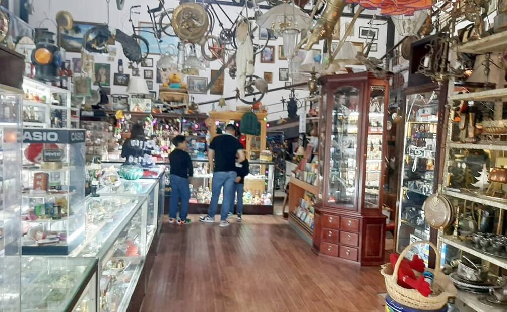Una galería de objetos antiguos se encuentra a 150 metros de distancia del museo de los ovnis y lo paranormal, también es parte de la ruta turística de esta zona. Foto: Mario Trillo/Cortesía.