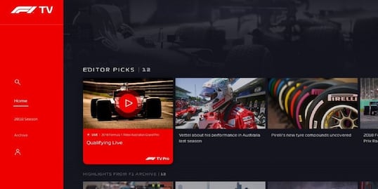 Formula 1 retrasa lanzamiento de su televisión por internet
