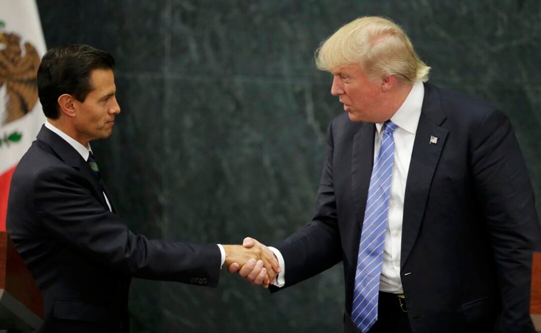 Trump instó a Peña Nieto a dejar de decir que no pagaría el muro