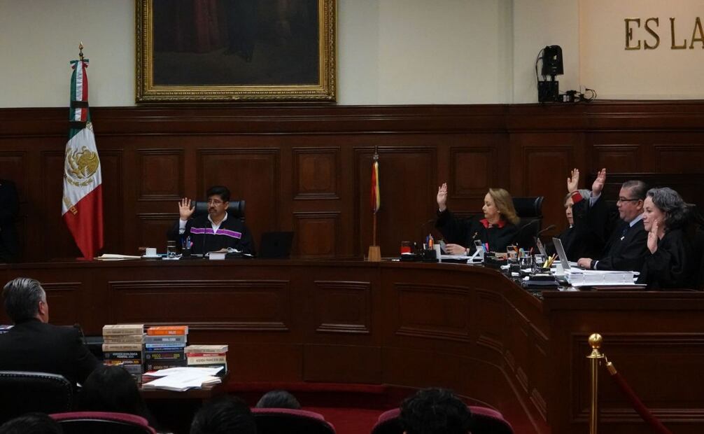 Votación en el pleno de la Suprema Corte de Justicia de la Nación este martes 2 de diciembre de 2025. Foto: Galo Cañas/ Cuartoscuro