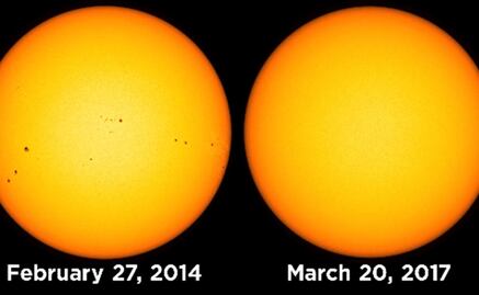 El Sol se queda sin manchas