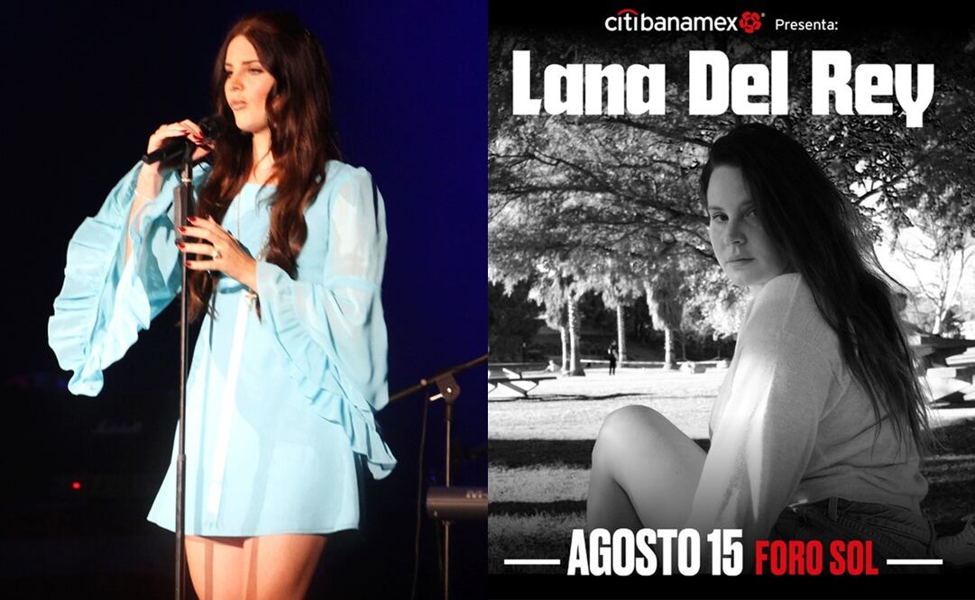 Lana del Rey se presentará hoy en el Foro Sol, luego de su última presentación en México, en 2016. 
Foto: EL UNIVERSAL, (archivo) y especial