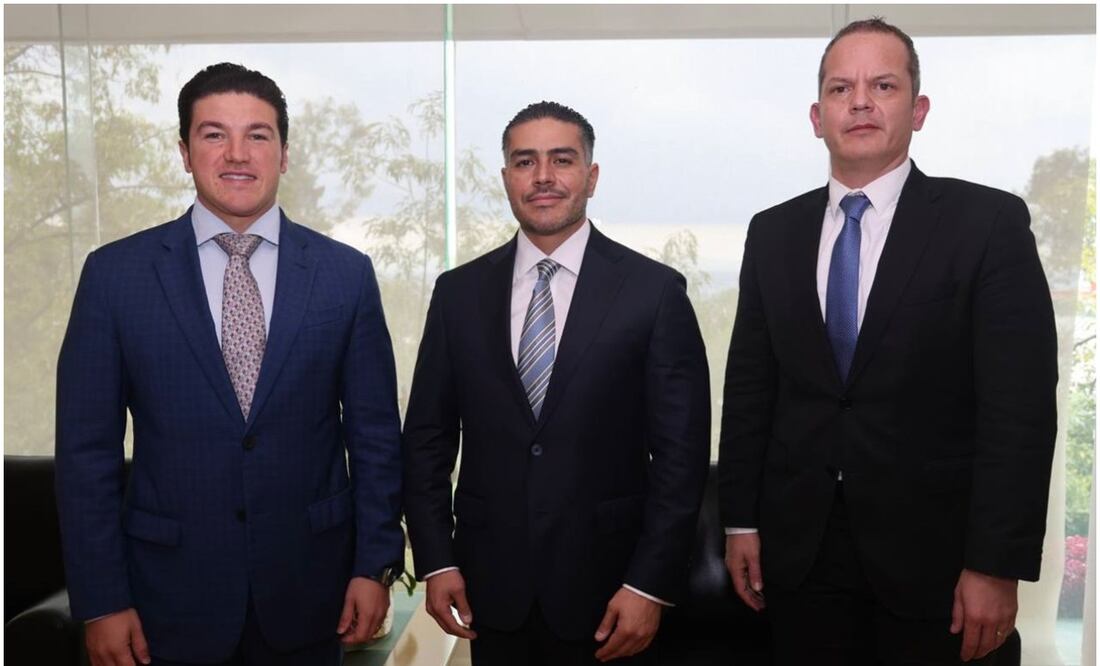 Este 7 de octubre de 2024, Samuel García se reúne con Omar García Harfuch en la CDMX. Foto: Especial