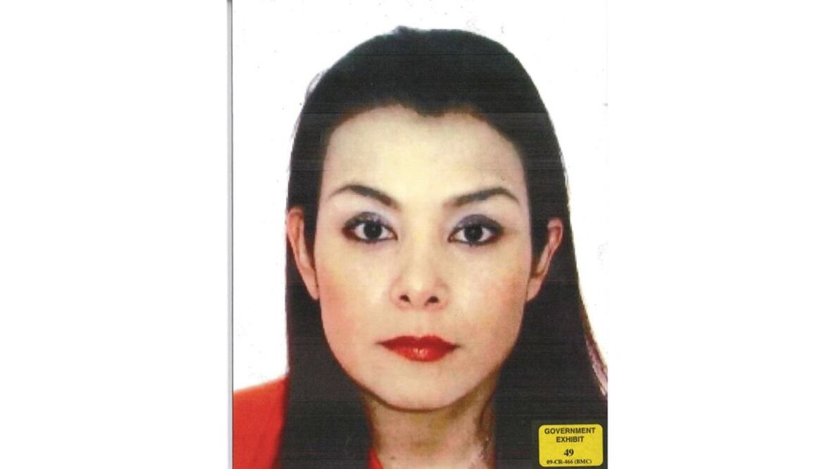 Andrea Vélez habló en la audiencia en la que se sentenció a "El Chapo". Foto: Cortesía 